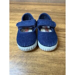 Cienta Girl Mary Jane Navy Blue Baby Shoes Size 3